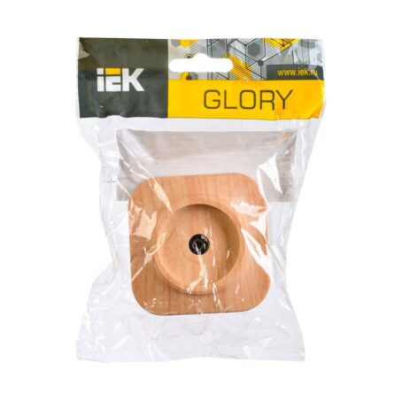 Розетка телев. открыт.уст."GLORY"  РТВ20ХС, сосна IEK 237467 — изображение 2