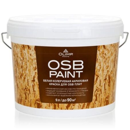 Краска акриловая для OSB-плит 1л. OLIMP 13785 DEKART 27063