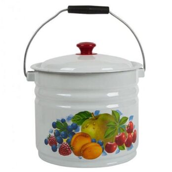 Ведро эмалир. 12л с крышкой 41204-242-У2 343989