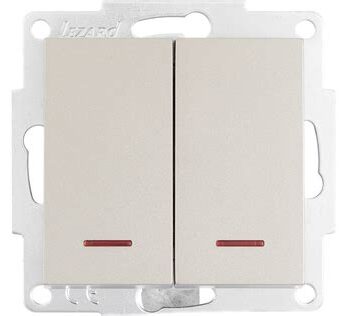 Выключатель 1-кл титан Lezard VESNA 3788-100  66783