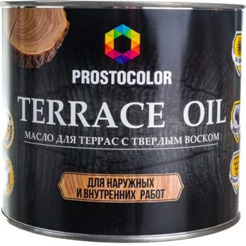 Масло для террас PROSTOCOLOR  БЕСЦВЕТНЫЙ  2,2л 101115
