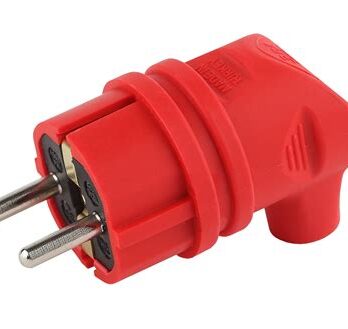 Вилка ERA V9 RED евро каучук 16A