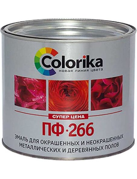 Эмаль ПФ-266 "Colorika" золотистая 0,9кг