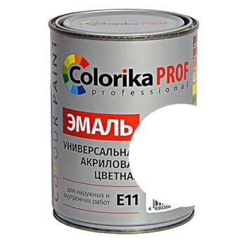 Эмаль "Colorika Prof"акриловая универсальная белая 0,9л Е -11 10494