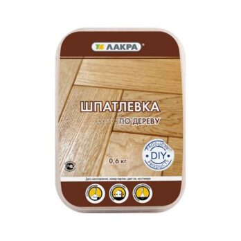Шпатлевка по дереву "ЛАКРА" береза 0,6 кг 940 8058