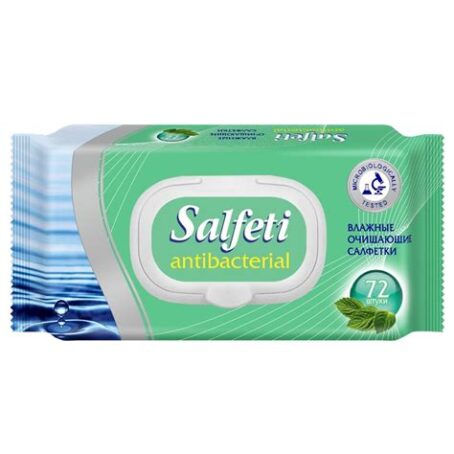 Салфетки влажн.антибакт. 72шт. Salfeti 48397