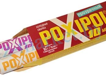 Клей POXIPOL прозрачный 70мл (красная этикетка)(10749