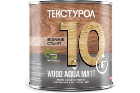 Текстурол WOOD AQUA MATT СОСНА 0,8л  (водная осн) ЛАКРА