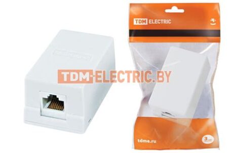 Розетка компьютерная 1х RJ 45 TDM