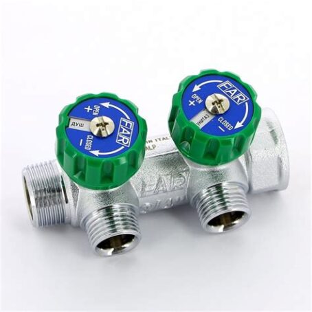 Коллектор 3/4"х1/2"-2 выхода FAR K 4254322