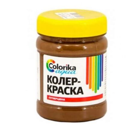 Колер-краска "Colorika Aqua"охра красная 0,3кг 10505