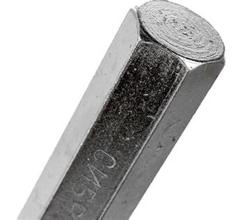 Ключ имбусовый HEX 17мм, 45х закаленный, никель//Сибртек 12348