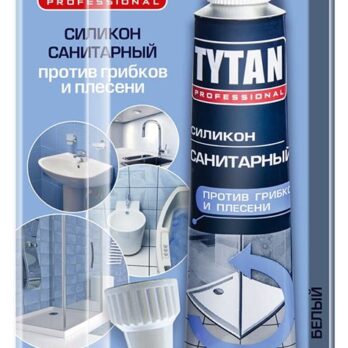 Герметик силиконовый "V6" санитарный бесцв. 80мл. 020324