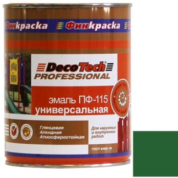 Краска резиновая эластичная  зеленый RAL 6002 0,9л ЭКСПЕРТ 29831 dekart