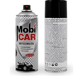 Аэрозольная автоэмаль ModiCAR,520мл,601 черная 0501-601 Dekart