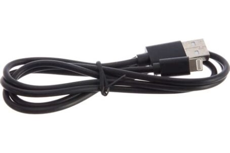 Шнур  USB для iPhone 5/6/7моделей шнур в тканевой оплетке, черный REXANT 18-4245