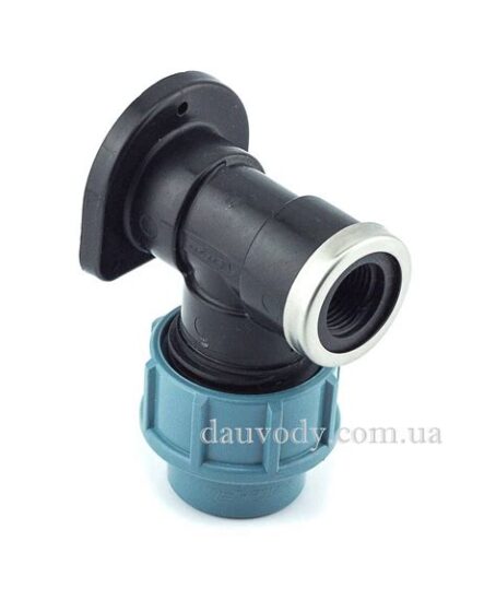 Колено комб. с наруж. резьбой 20х3/4"белое