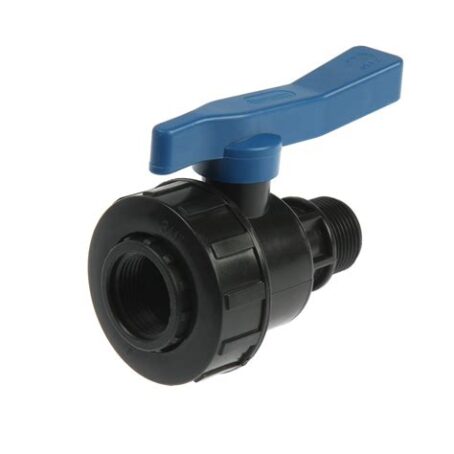 Кран шаровый ПНД Lammin, 3/4"НР/ВР 9111491