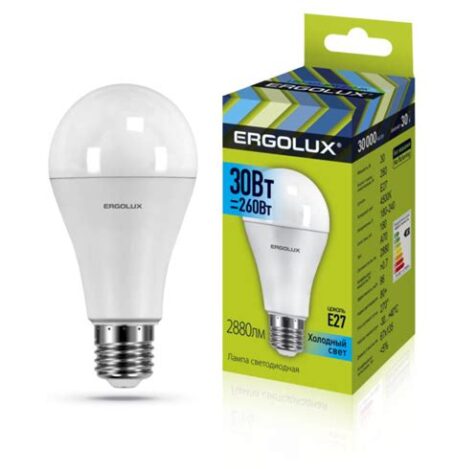 Лампа  Ergolux LED-А70-30W--4K Е27 14229