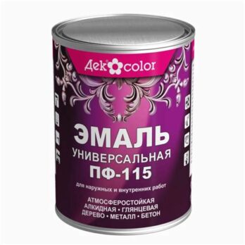 Эмаль алкидная ПФ-115 оранжевый 0,9кг МОККЕ 3930