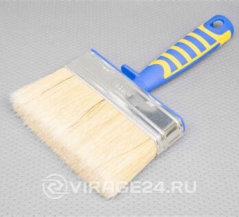 Кисть плоская АКОР ПРОФИ 120х25мм,2-х комп.ручка 16025120