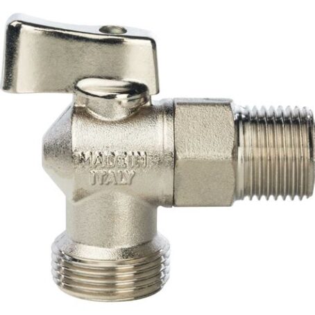 Кран шаровый угловой 1/2"х3/4"