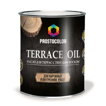 Масло для террас PROSTOCOLOR  БЕЛЫЙ  2,2л 101112