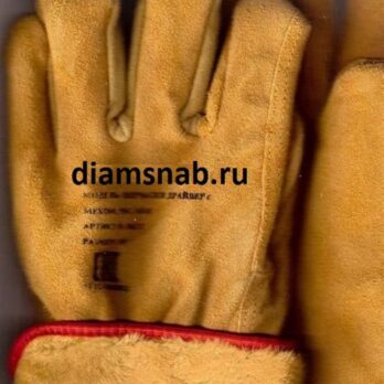 Перчатки РосМарка зимние, цельноспилк. желтые 2103