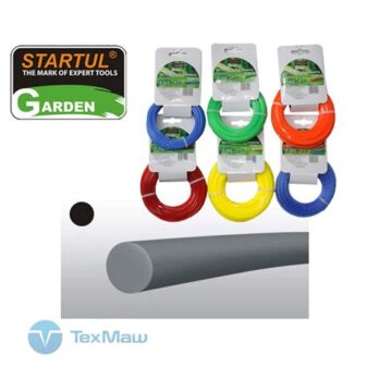 Леска ф 2.4мм х15м кругл. сеч. STARTUL GARDEN 6053-24