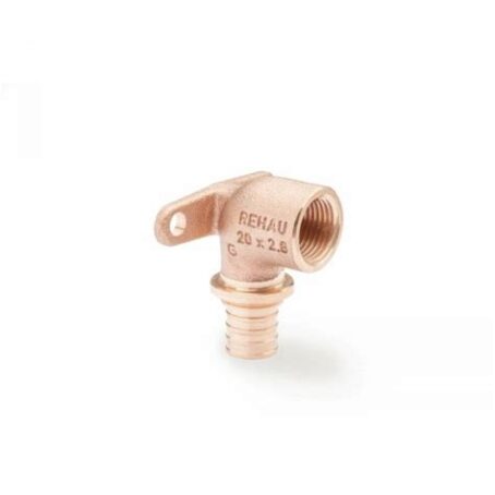 Угольник настенный с/коротким нарезным патрубком 20-Rp 3/4 RAUTITAN 139191-405