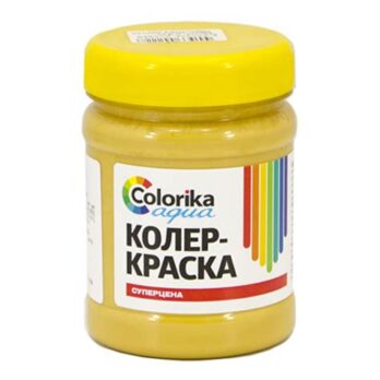 Колер-краска "Colorika Aqua"желтая 0,3кг 10497