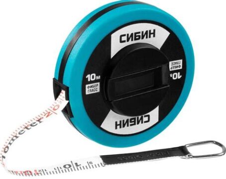 Фиберглассовая мерная лента СИБИН 10м 34154-10