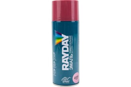 Краска аэрозоль акрил. металлик розовый 520мл "RAYDAY" РМ-0005 135019