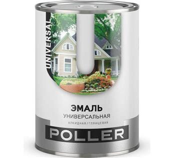 Эмаль "POLLER" алкидная желтая 2л 240963