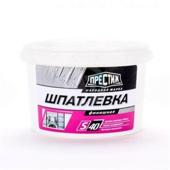 Шпатлевка финишная 1,5кг "ПРЕСТИЖ" 260718