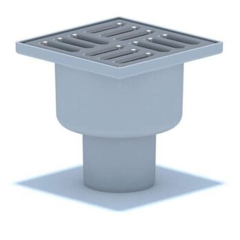 Трап 50 верт. 10х10 решетка из нерж. стали ТА 5202  0040247