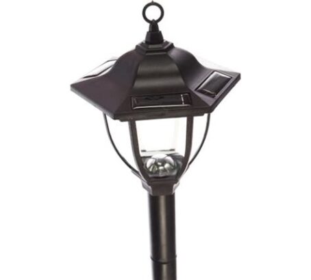 Фонарь садовый на солнечной батарее 27см,5W, 1,2V 1LED (в ассорт.) 7322829