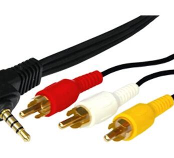 Шнур д21 джек 3,5- 3RCA (тюльпан) REXANT 17-4412-4