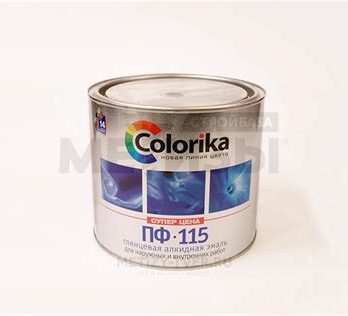 Эмаль ПФ-115 "Colorika" салатовая 0,8кг