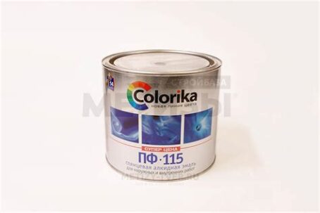 Эмаль ПФ-115 "Colorika" салатовая 0,8кг