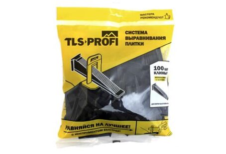 Система выравнивания плитки TLS-Profi клин  (100ш) 72022