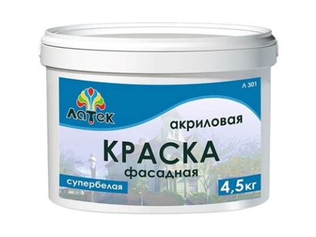 Краска акриловая фасадная МОККЕ 6кг 4717