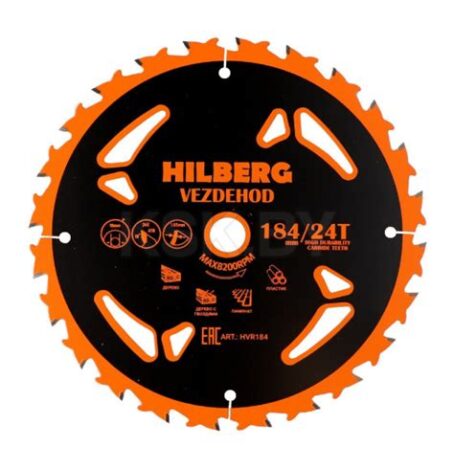 Диск пильный Hilberg Vezdehod 184*16*40T*7  HV188