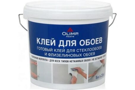 Клей д/стеклообоев -30С 5л OLIMP 27945 dekart