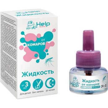 Жидкость от комаров HELP детская б/запаха 80524 45624