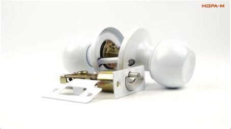 Защелка межкомнатная 3Ш-05 (белый) ISPARUS