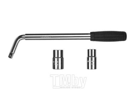 Вороток Г-обр.1/2" телескоп. 310-470мм с головками ВОЛАТ 1908001