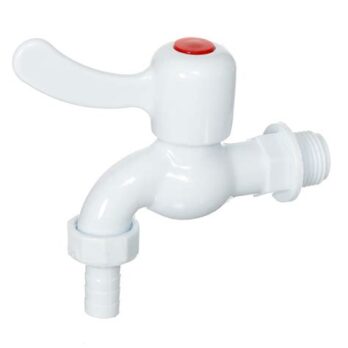 Кран водоразборный 1/2"со штуцером ,ручка-флаг 474826