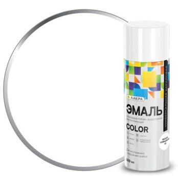 Эмаль аэрозоль ЛАКРА Color Белая глянцевая 40, 11871 8300168