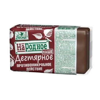 Мыло Весна, Народное, 140г дегтярное 423868